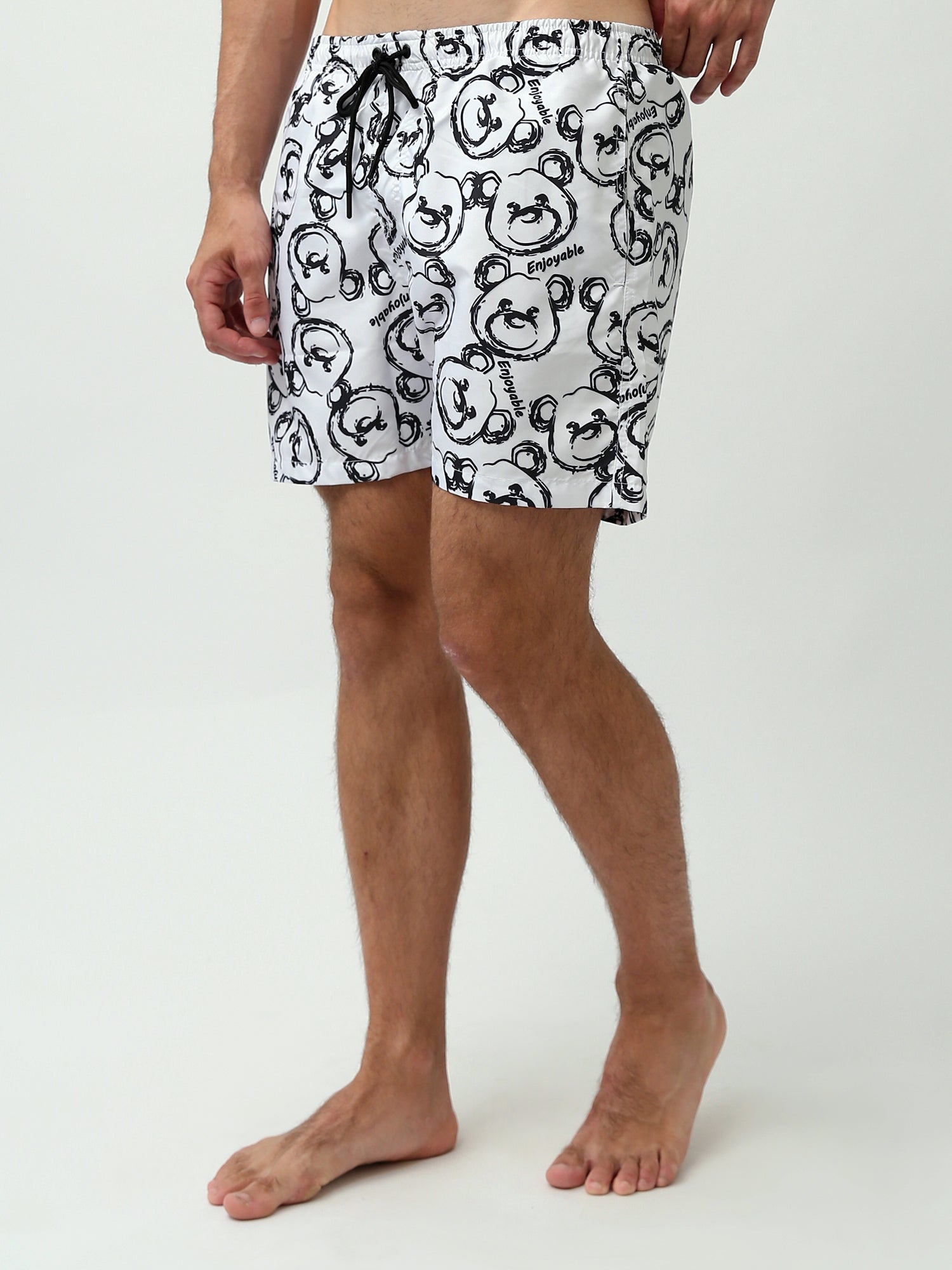 Short de Bain Homme Décoré – Design Tendance et Confort - SWO24SSAE11413TM1