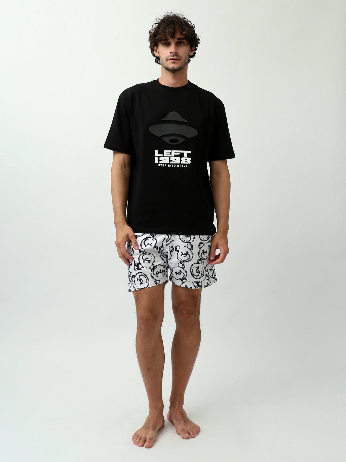 Short de Bain Homme Décoré – Design Tendance et Confort - SWO24SSAE11413TM1
