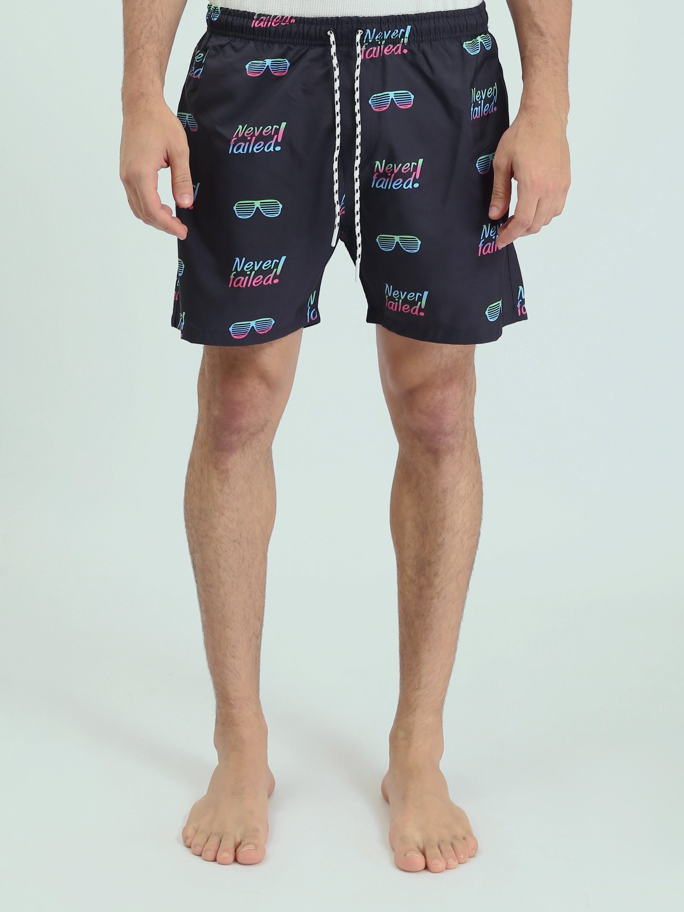 Short de Bain Homme Moderne avec Imprimé Coloré – Style Tendance - SWO24SSAE11426TM1