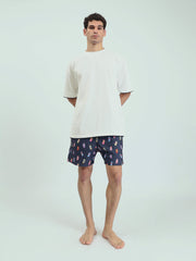 Short de bain homme décoré avec motif coloré - SWO24SSAE11430TM1