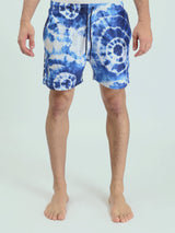 Shorts de Bain Homme Tie-Dye Bleu – Style Moderne et Confort pour l'Été - SWO24SSTE11425TM1