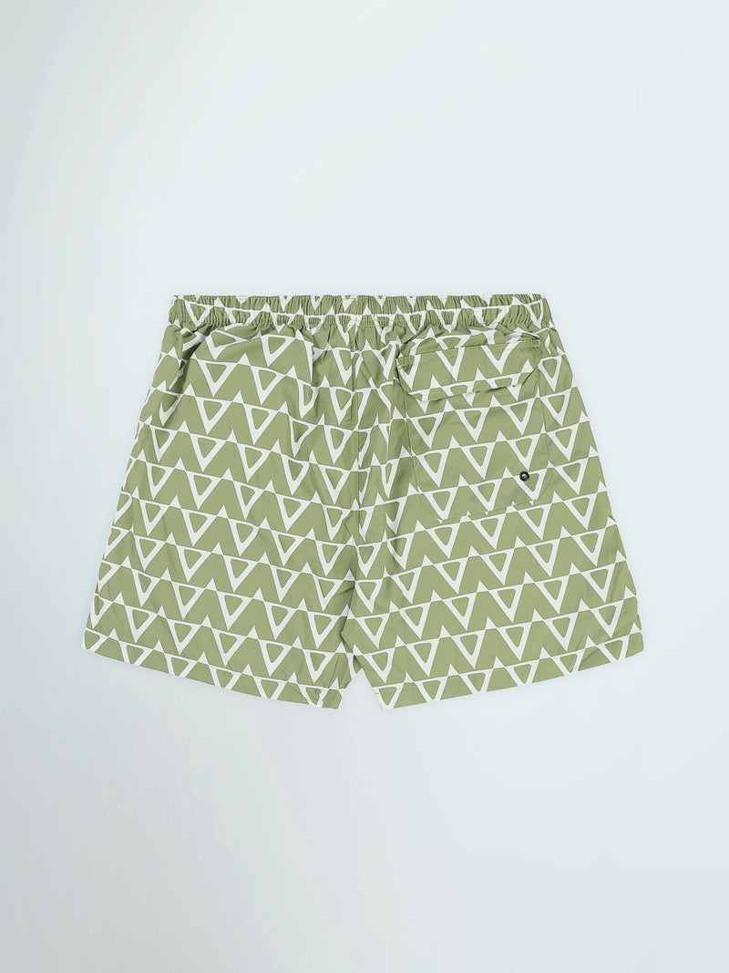 Short Homme à Motif Géométrique – Style Casual Estival - SWO25SSAE11433TM1