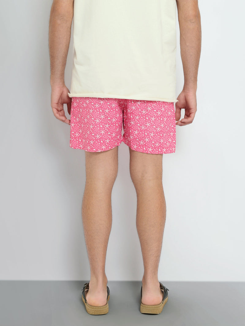 Short Homme à Imprimé Étoiles – Style Estival Décontracté - SWO25SSAE11434TM1