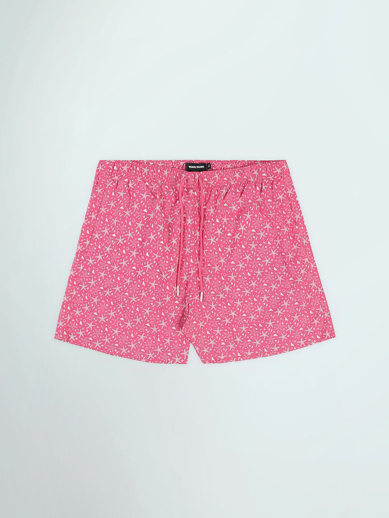 Short Homme à Imprimé Étoiles – Style Estival Décontracté - SWO25SSAE11434TM1