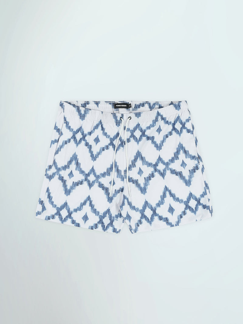 Short Homme à Motif Géométrique – Style Estival Décontracté - SWO25SSAE11435TM1
