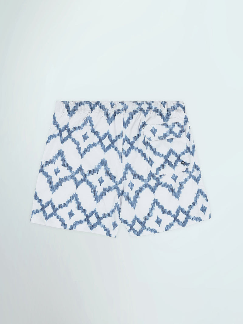Short Homme à Motif Géométrique – Style Estival Décontracté - SWO25SSAE11435TM1