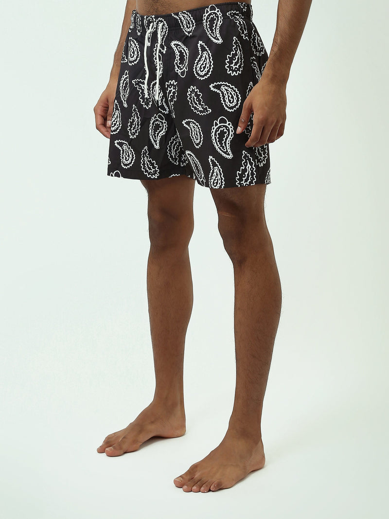 Short de Bain Homme à Imprimé Paisley - SWO25SSAE11436TM1