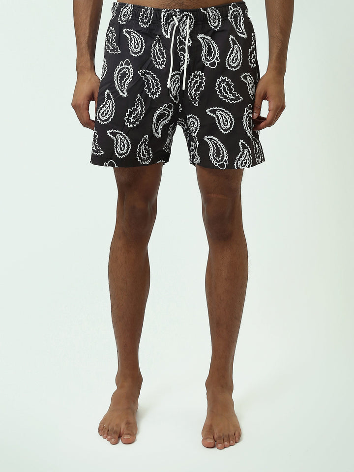 Short de Bain Homme à Imprimé Paisley - SWO25SSAE11436TM1
