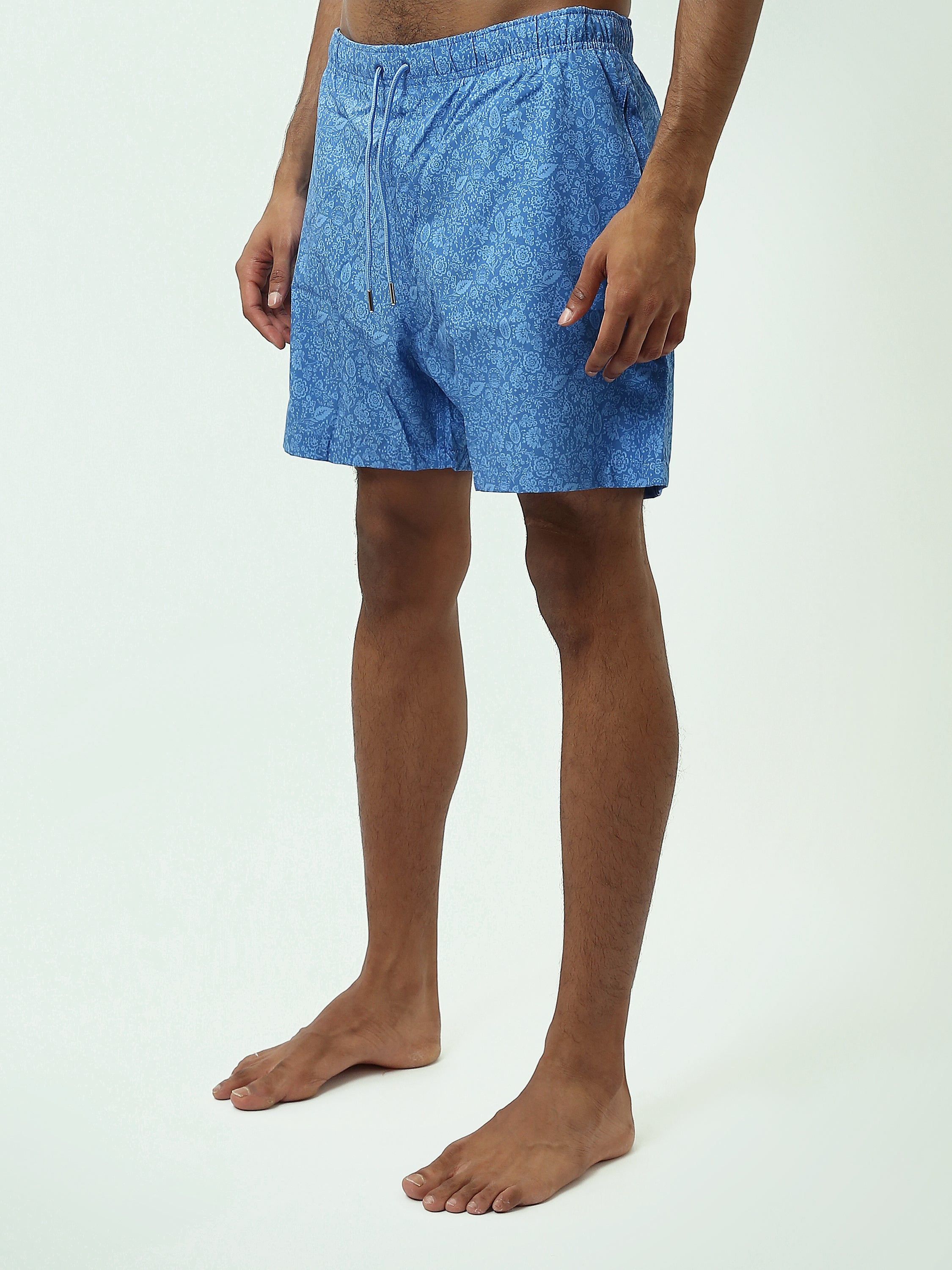 Short de Bain Homme à Motif Paisley Ton sur Ton - SWO25SSAE11437TM1