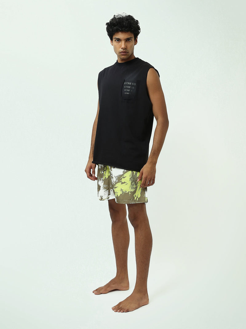 Shorts de Bain Homme à Imprimé Dynamique - Confort et Style Estival - SWO25SSAE11443TM1