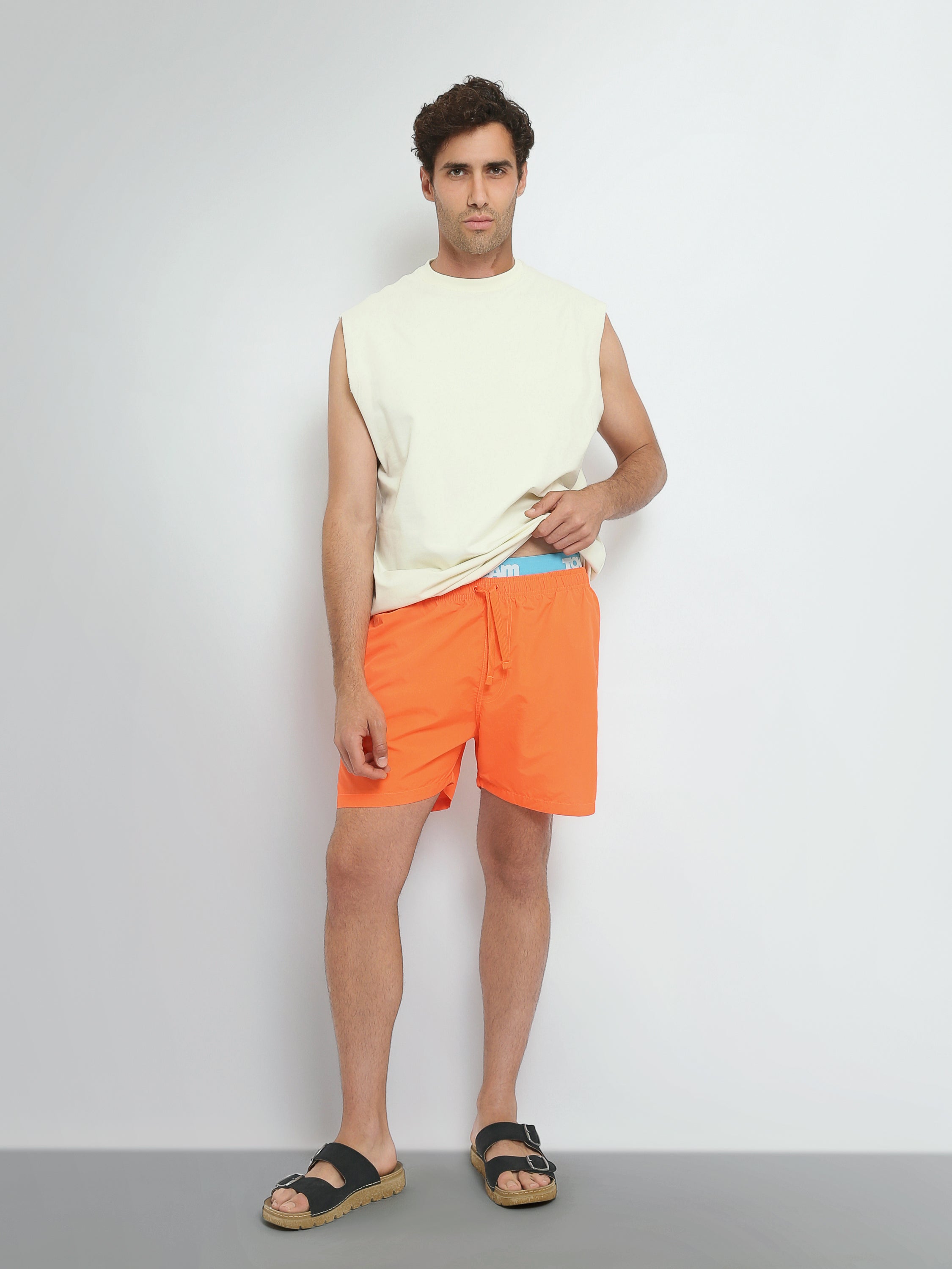 Short Homme Uni Coupe Décontractée – Style Casual - SWO26SSNE11432TM1
