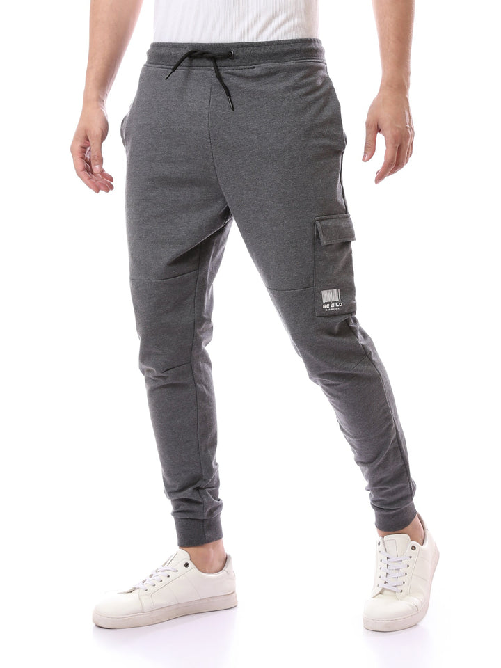 Pantalon Sweat Cargo Homme – Coupe Jogger et Taille Élastique - SWP23SEPL24576TM1