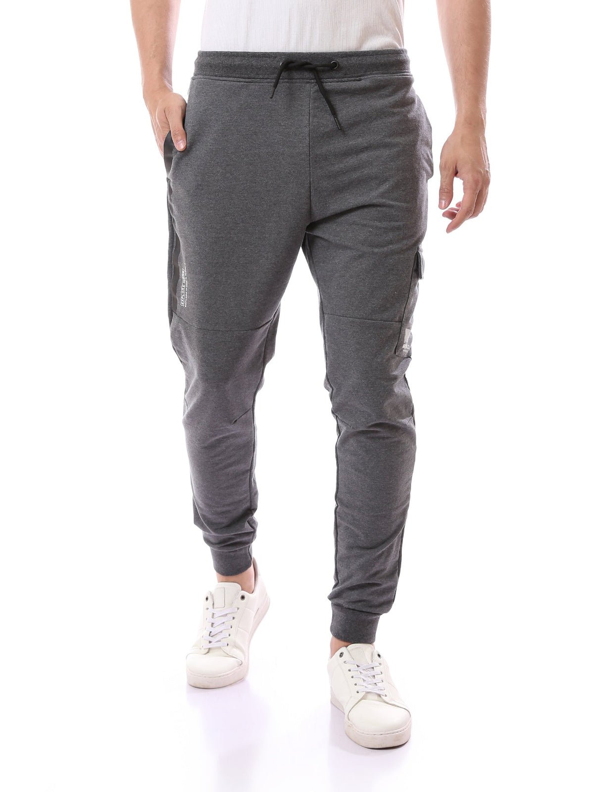 Pantalon Sweat Cargo Homme – Coupe Jogger et Taille Élastique - SWP23SEPL24576TM1