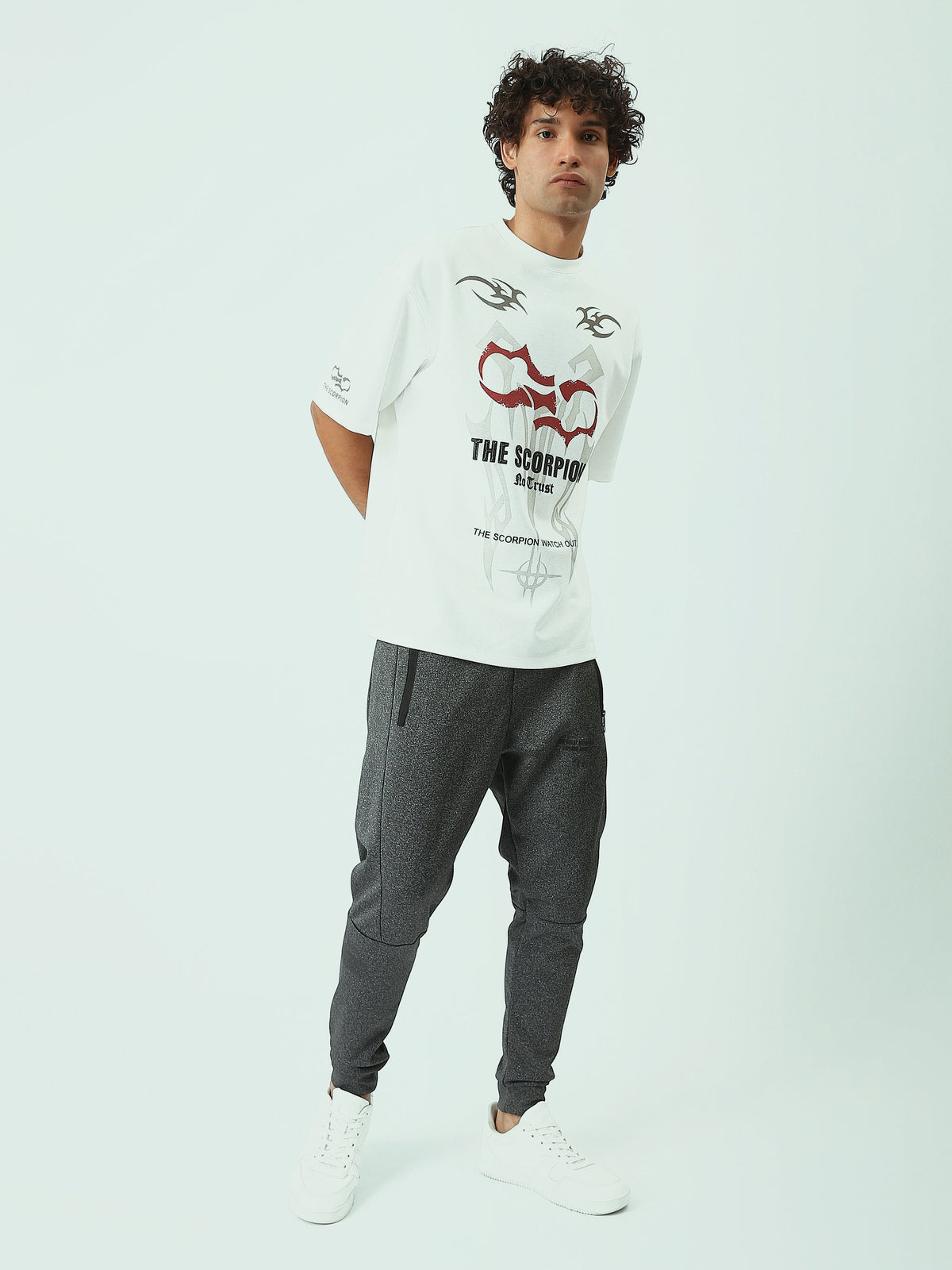 Pantalon Sweat Homme à Poches Zippées – Coupe Jogger Moderne - SWP23SSPS24585TM1