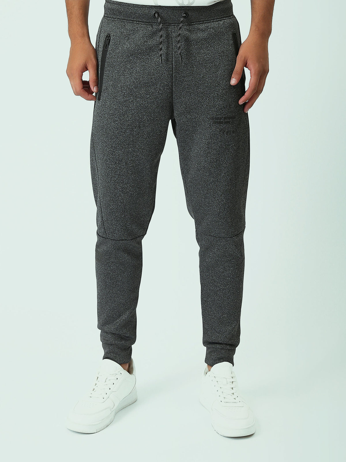 Pantalon Sweat Homme à Poches Zippées – Coupe Jogger Moderne - SWP23SSPS24585TM1