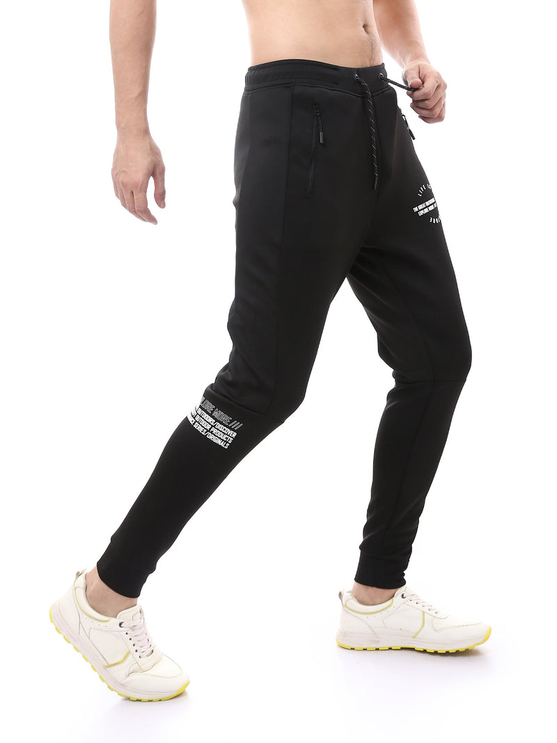 Pantalon Sweat Homme à Poches Zippées – Coupe Jogger Moderne - SWP23SSPS24585TM1