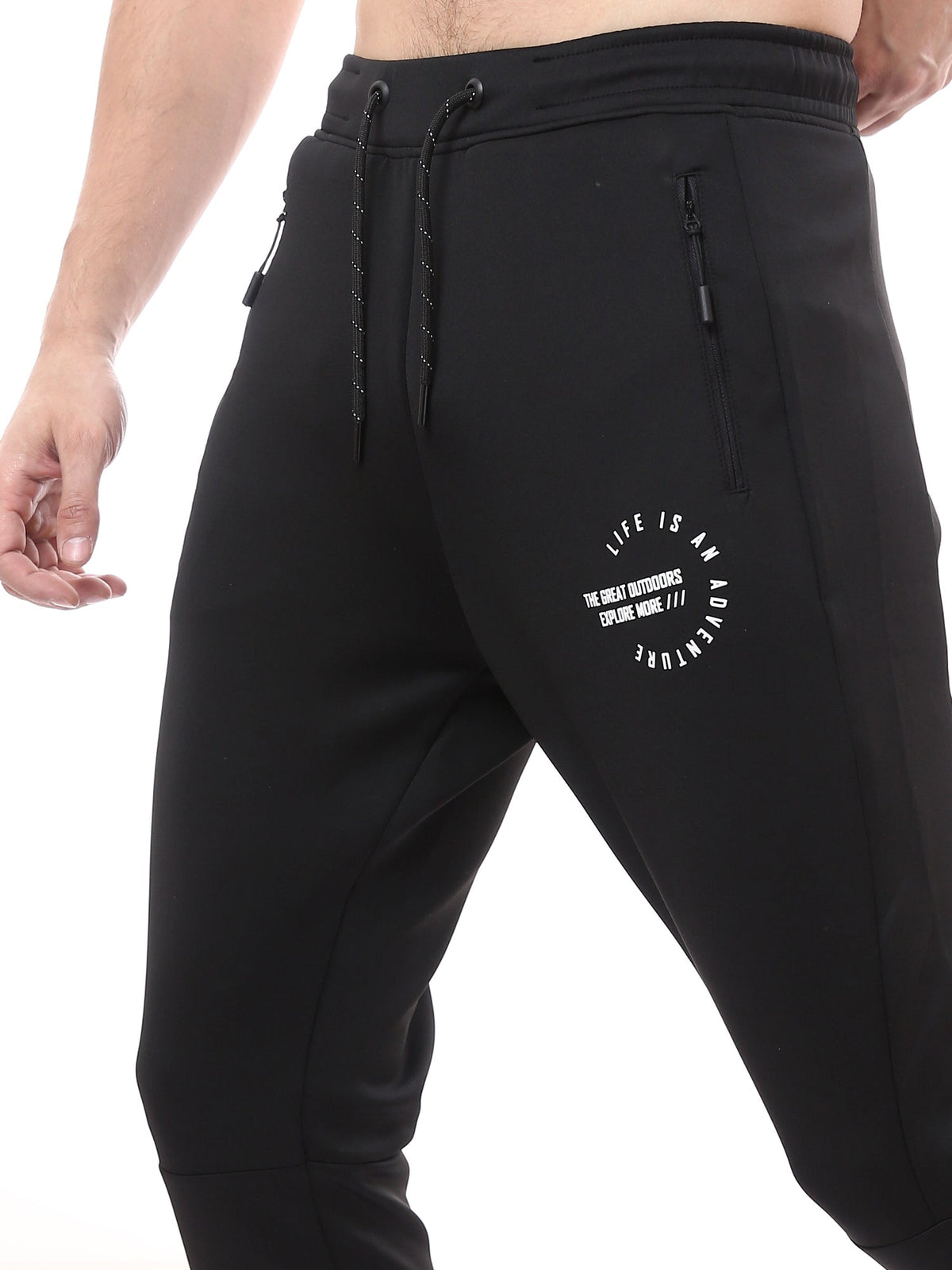 Pantalon Sweat Homme à Poches Zippées – Coupe Jogger Moderne - SWP23SSPS24585TM1