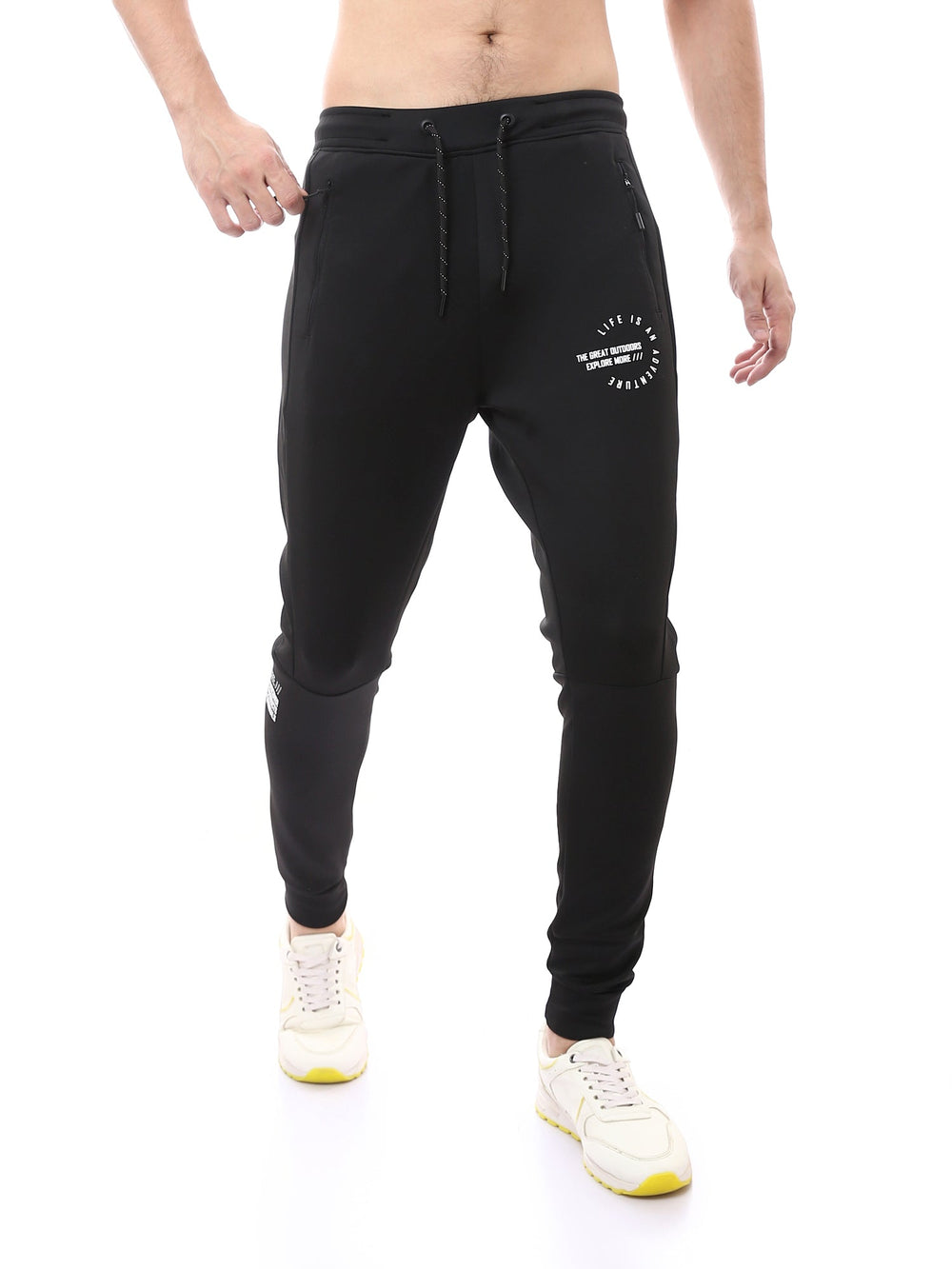 Pantalon Sweat Homme à Poches Zippées – Coupe Jogger Moderne - SWP23SSPS24585TM1