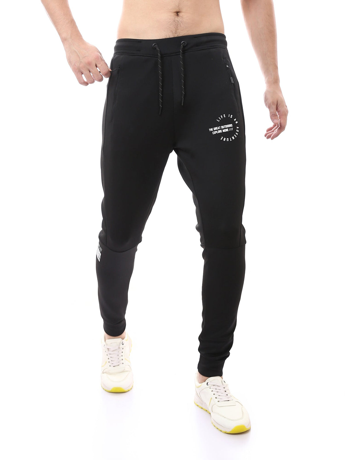 Pantalon Sweat Homme à Poches Zippées – Coupe Jogger Moderne - SWP23SSPS24585TM1