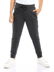 Pantalon de jogging garçon avec cordon et poches zippées – SWP23WCOT24571TB1
