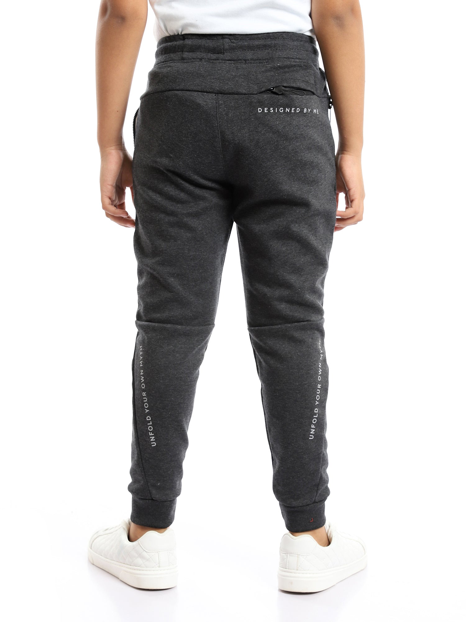 Pantalon de jogging garçon avec cordon et poches zippées – SWP23WCOT24571TB1