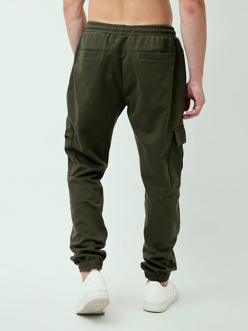 Pantalon Sweat Cargo Homme à Taille Élastique – Coupe Jogger - SWP24GEGS24601TM1