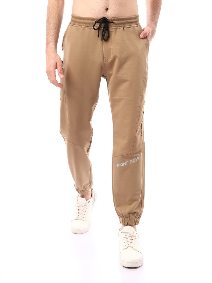 Jogger Homme à Taille Ajustable et Détails Imprimés - SWP24GMPS24613TM1