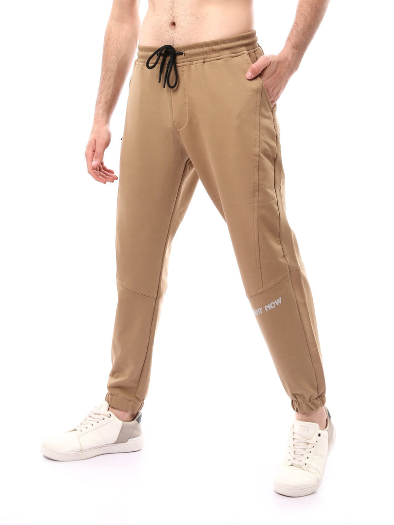 Jogger Homme à Taille Ajustable et Détails Imprimés - SWP24GMPS24613TM1