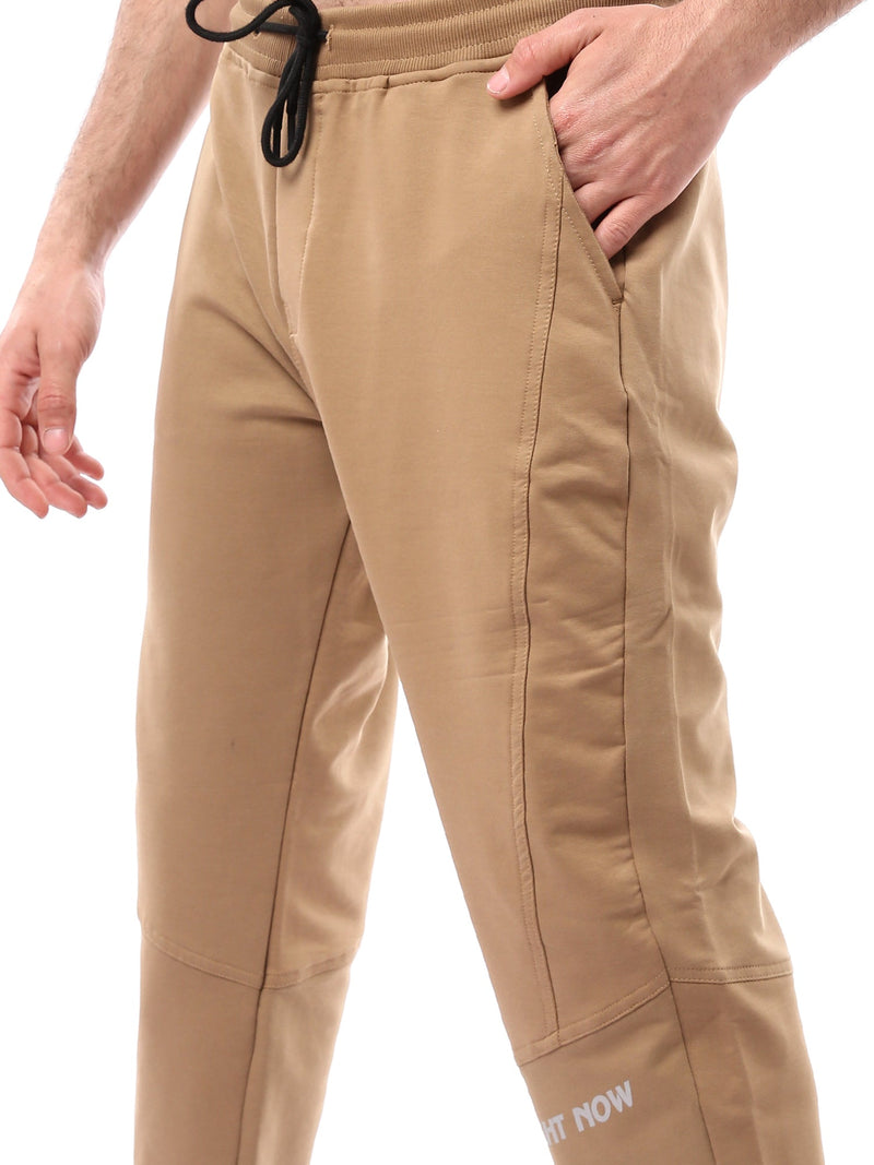 Jogger Homme à Taille Ajustable et Détails Imprimés - SWP24GMPS24613TM1