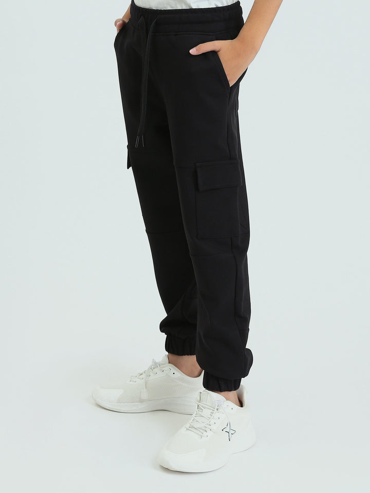 Pantalon Cargo Noir pour Garçon - Confortable et Pratique - SWP24GSPL24598TB1