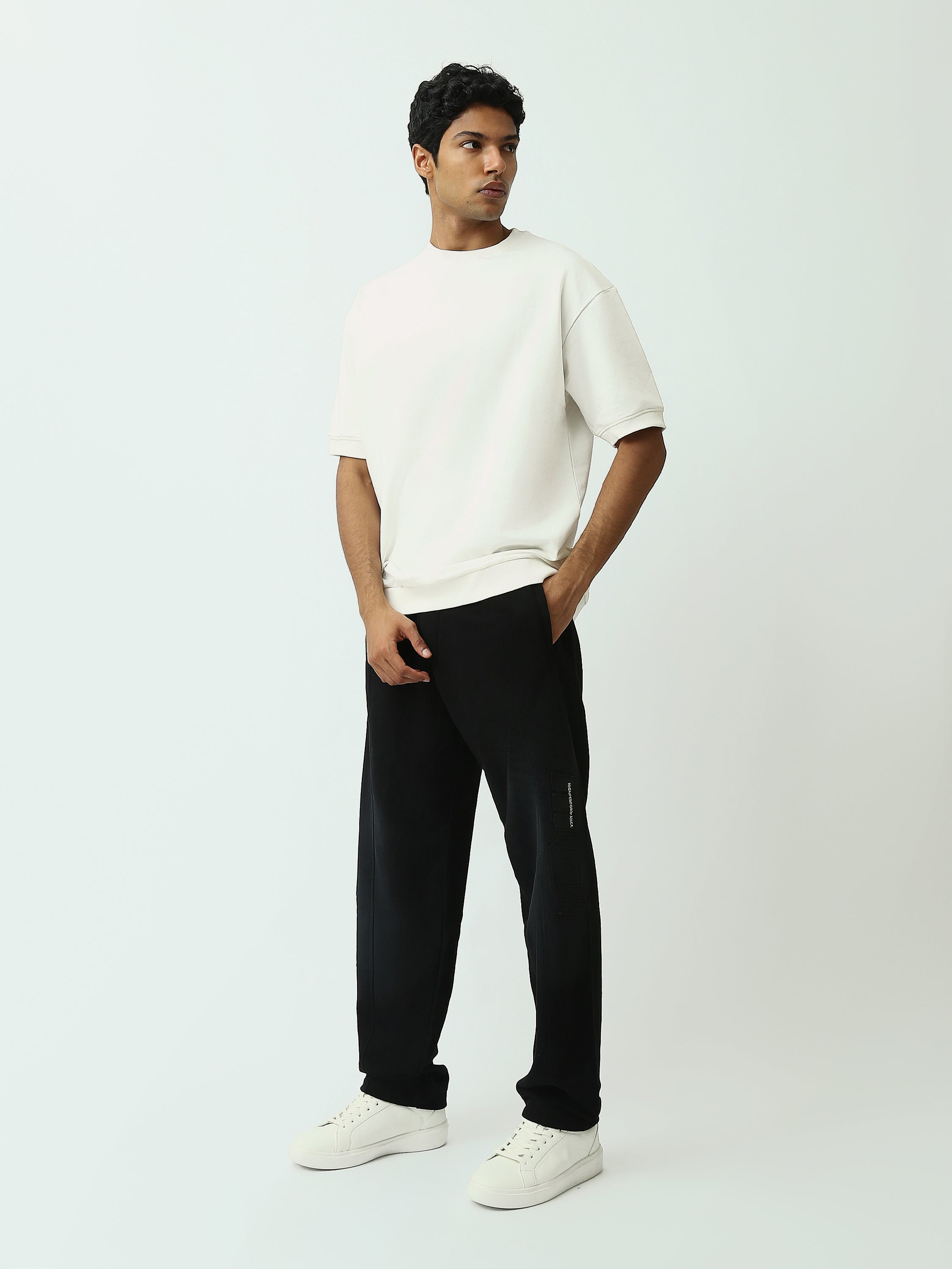 Pantalon Jogging Homme Coupe Relaxed à Taille Ajustable - SWP25GEBS24625TM1