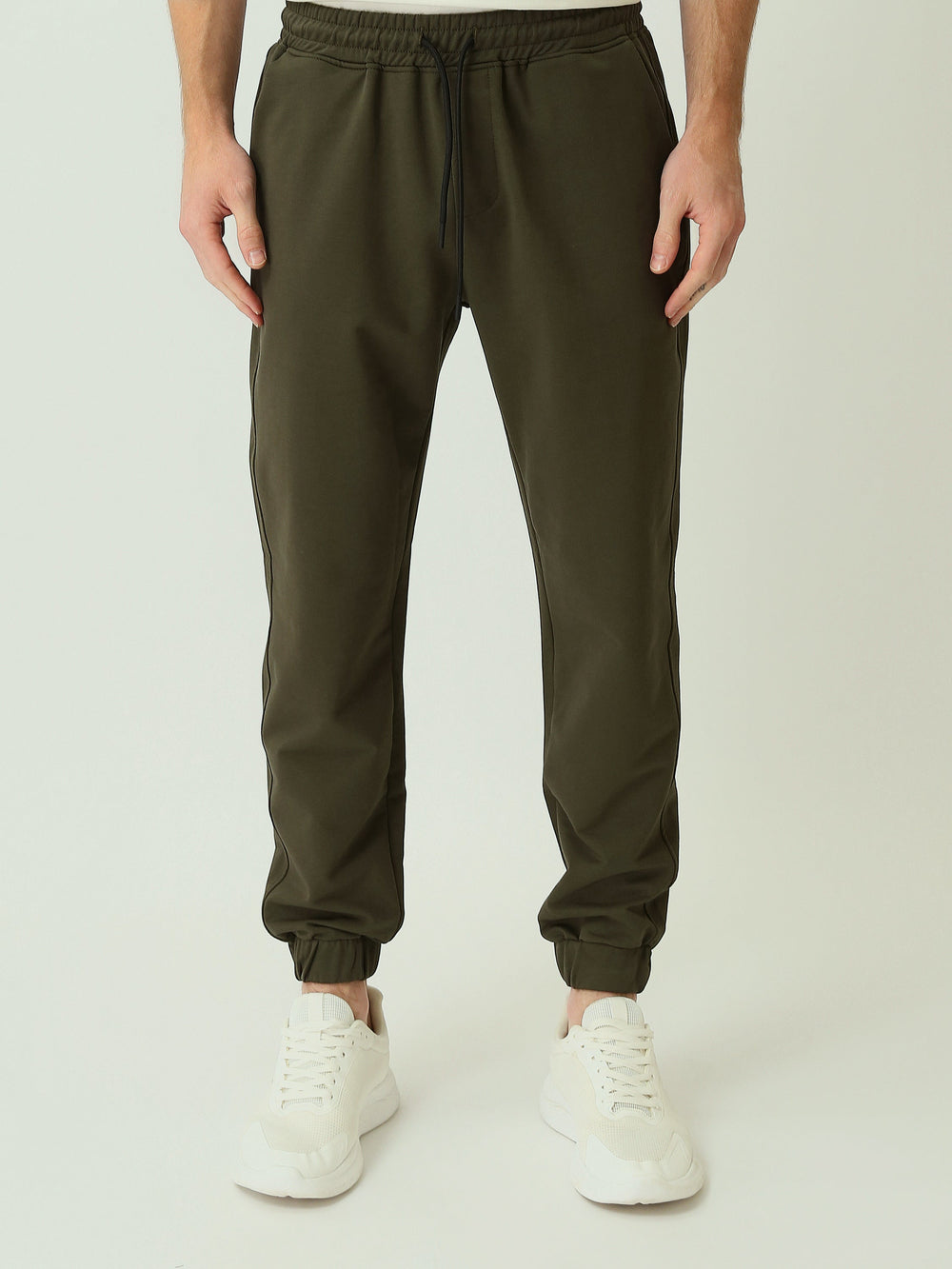Jogger Homme à Taille Élastique et Bas Resserrés - SWP25GEBW24627TM1