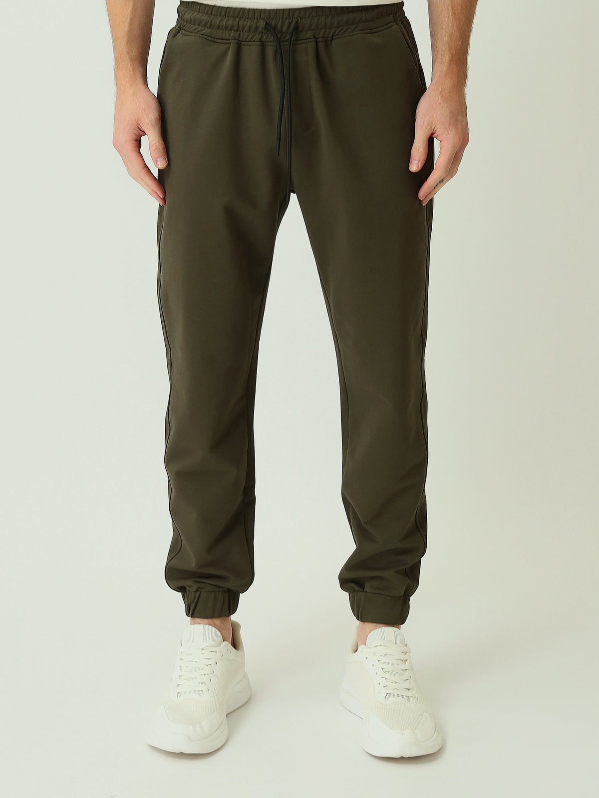 Jogger Homme à Taille Élastique et Bas Resserrés - SWP25GEBW24627TM1