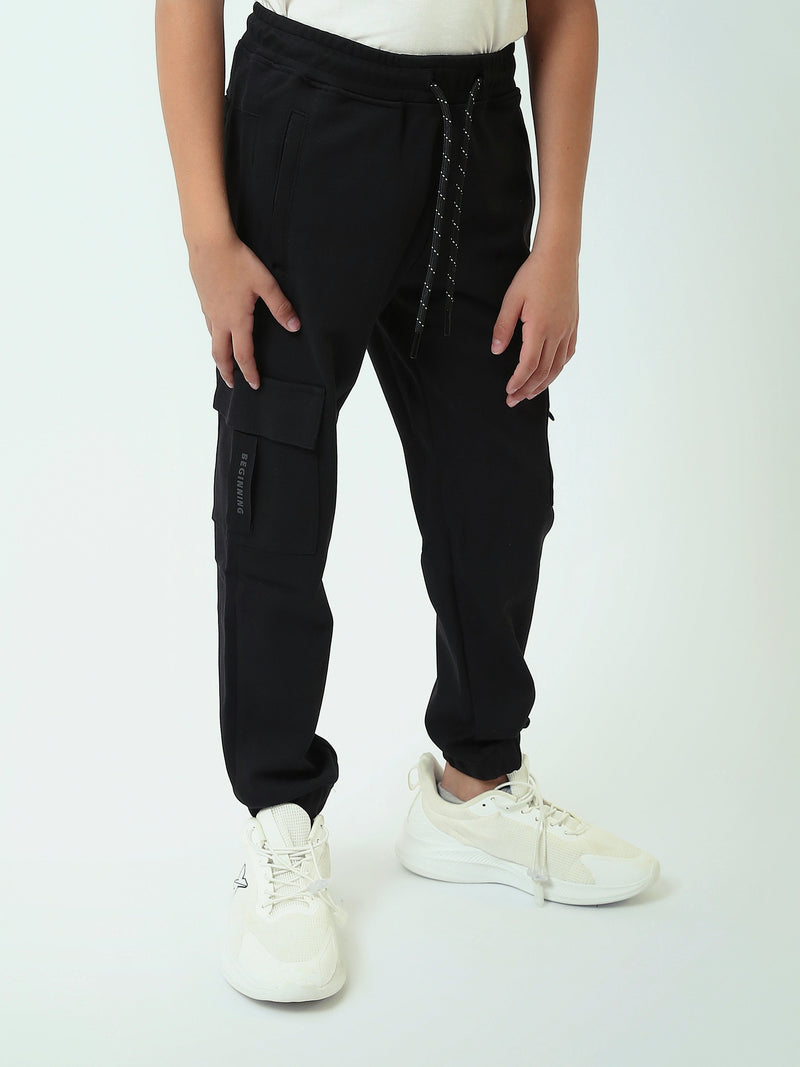 Pantalon Cargo Garçon à Taille Élastique – Style Sport & Casual - SWP25GEPS24601TB1