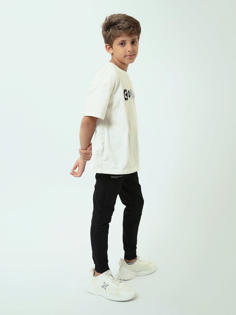 Pantalon de sport enfant avec taille élastique et poches latérales – SWP25GMPS24618TB1