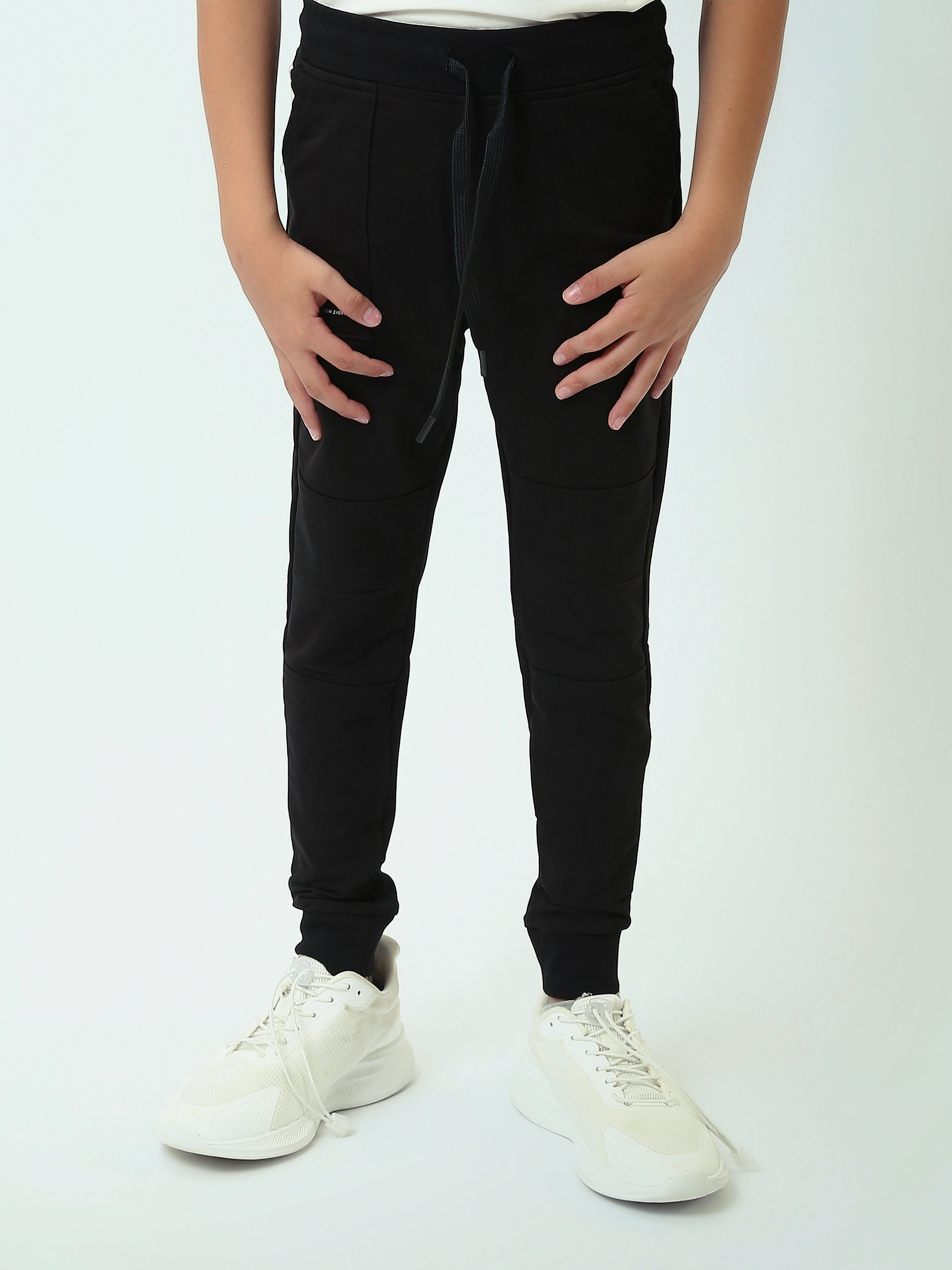 Pantalon de sport pour enfant avec taille élastique et poches latérales - SWP25GMPS24618TB1