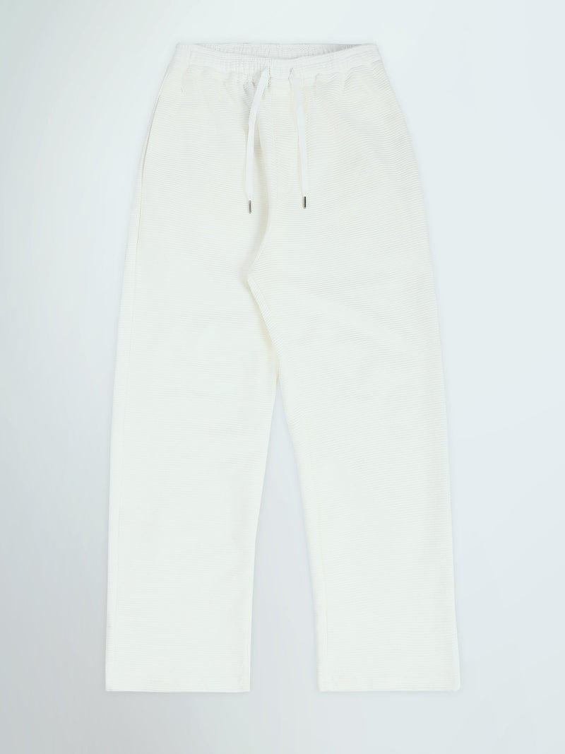 Pantalon Homme Texturé à Coupe Large – Style Casual Moderne - SWP26G24500003TM1