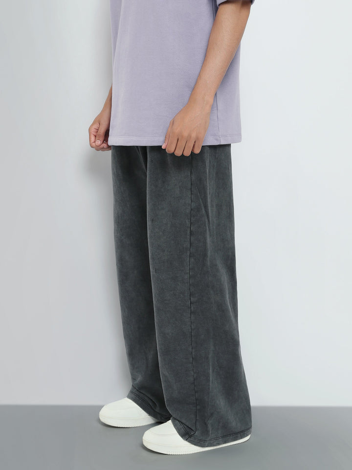 Pantalon Homme Wide Leg Effet Délavé – Style Streetwear - SWP26G24500004TM1