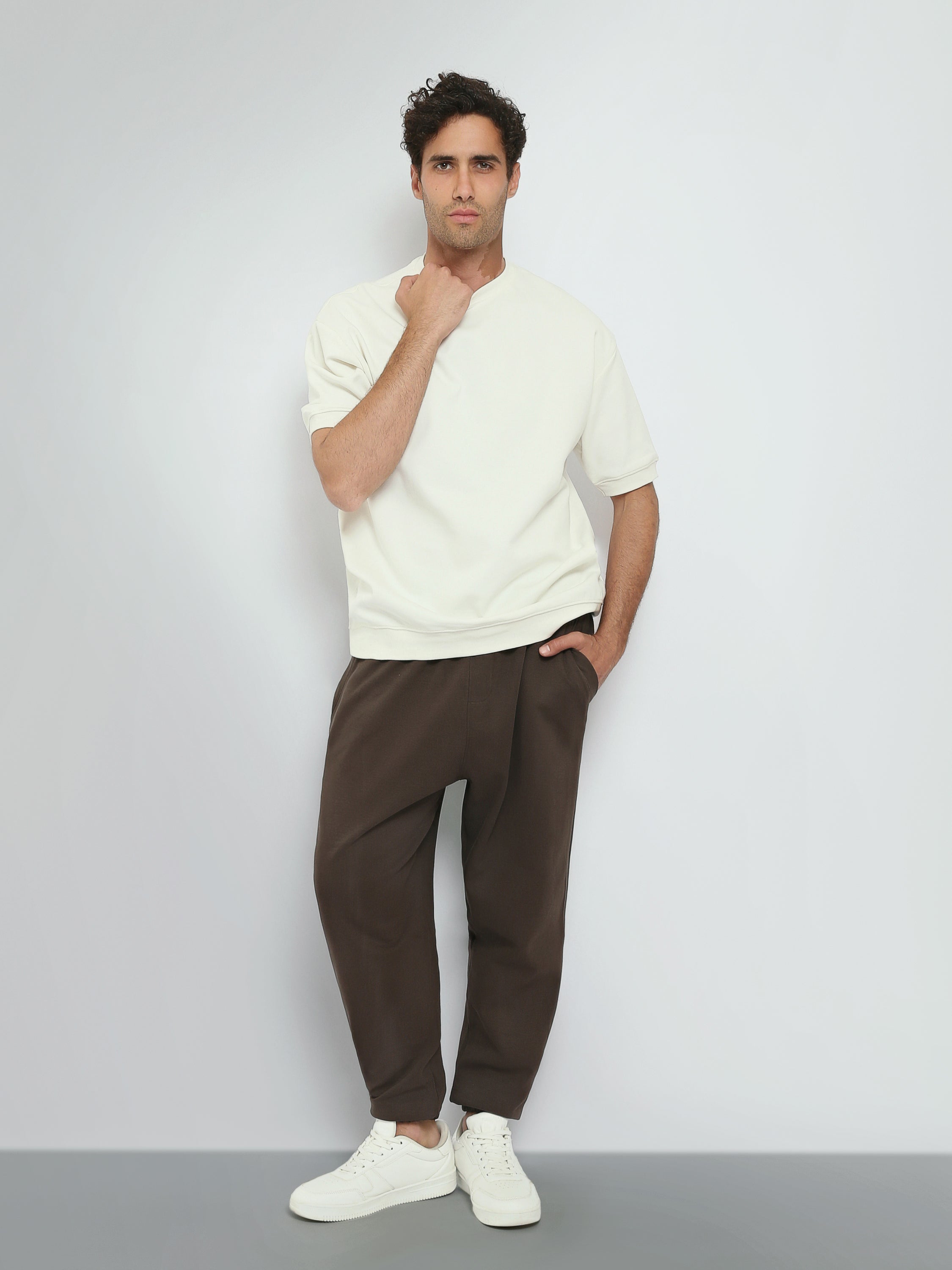 Pantalon Jogger Homme à Coupe Relaxed – Style Casual Moderne - SWP26GIBS24590TM1