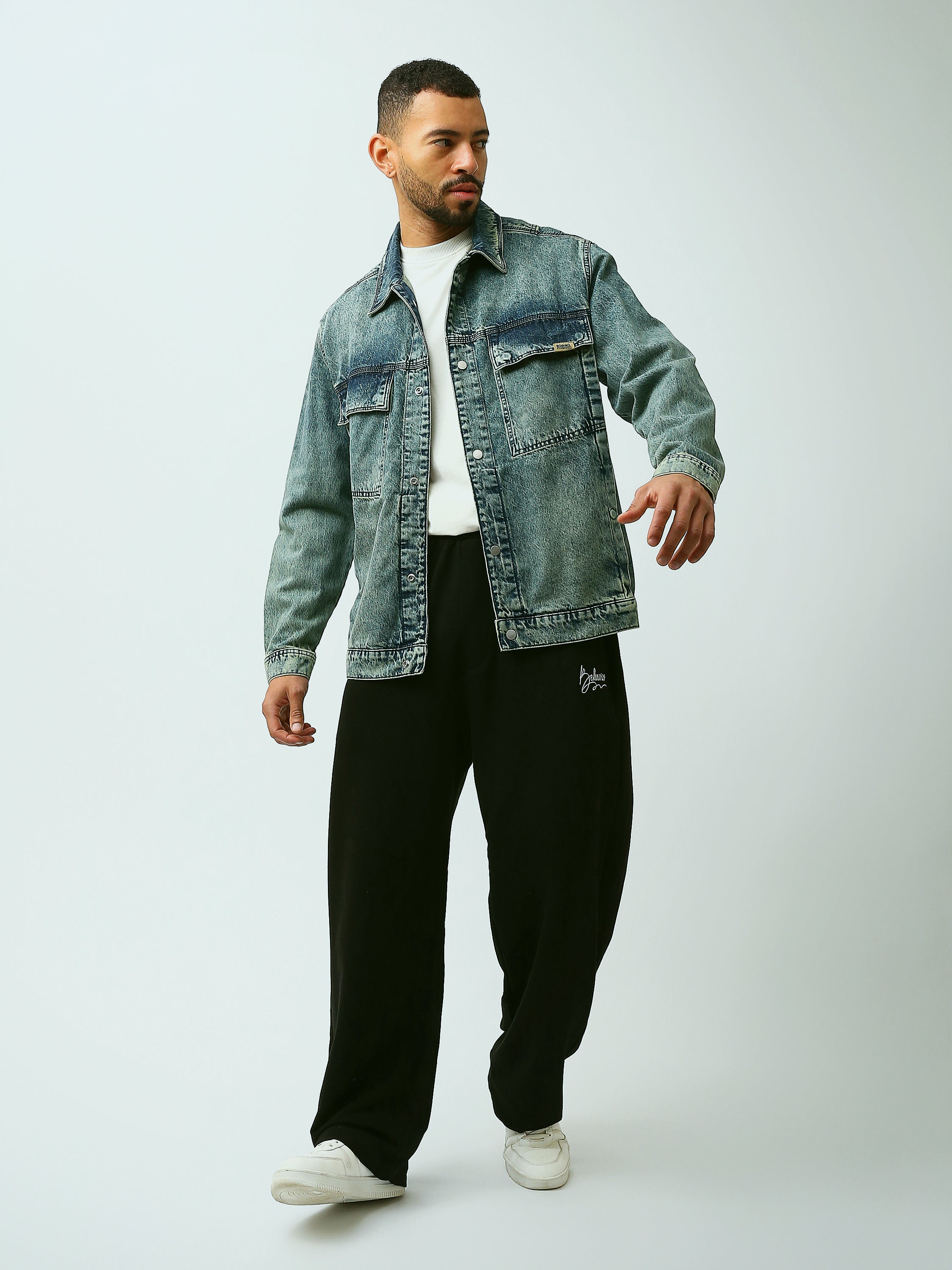Pantalon Jogger Large Homme à Taille Élastique – Style Casual - SWP26SEPW24646TM1