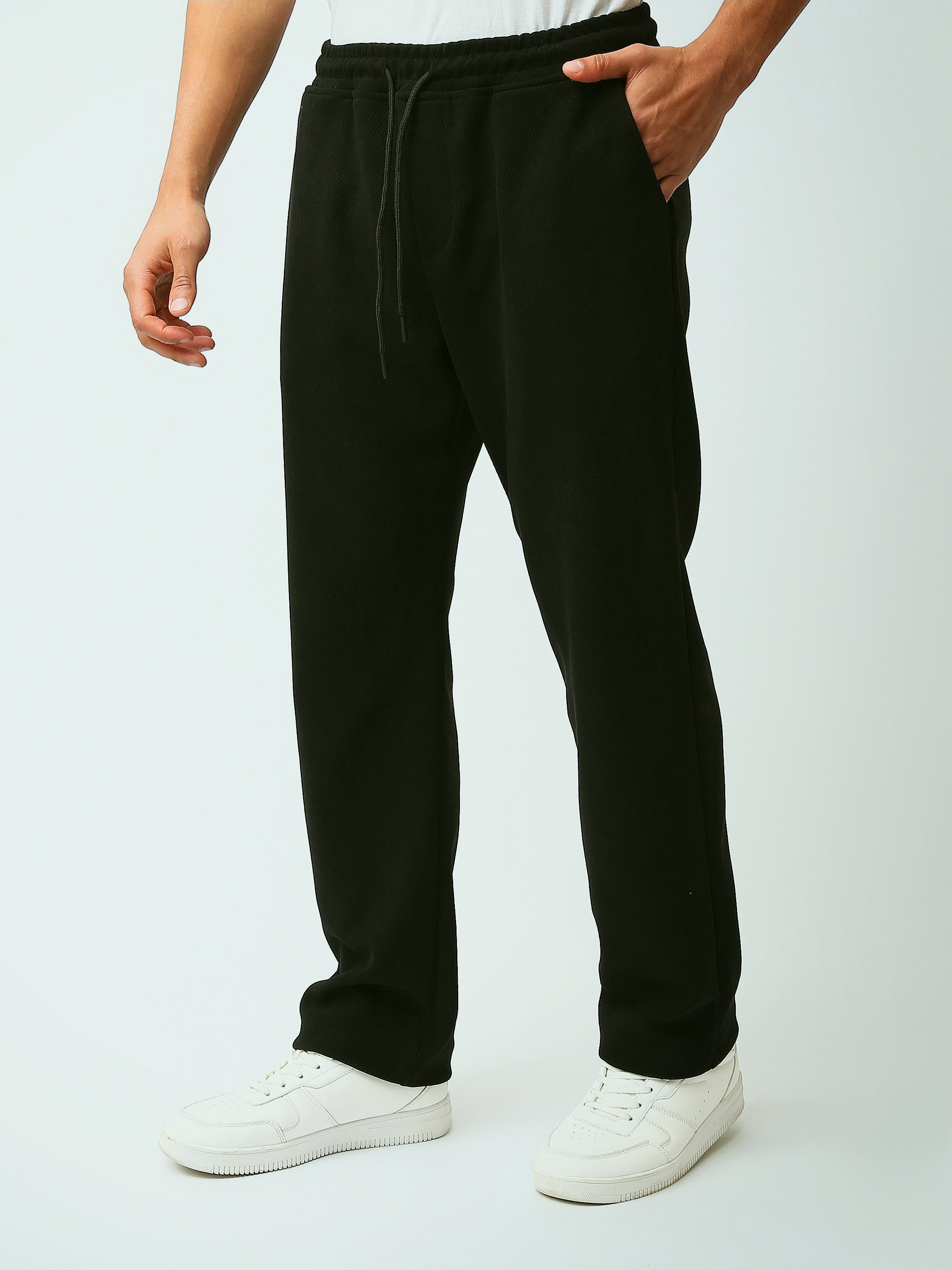 Pantalon Jogger Homme Coupe Droite à Cordon – Style Casual - SWP26WCES24634TM1