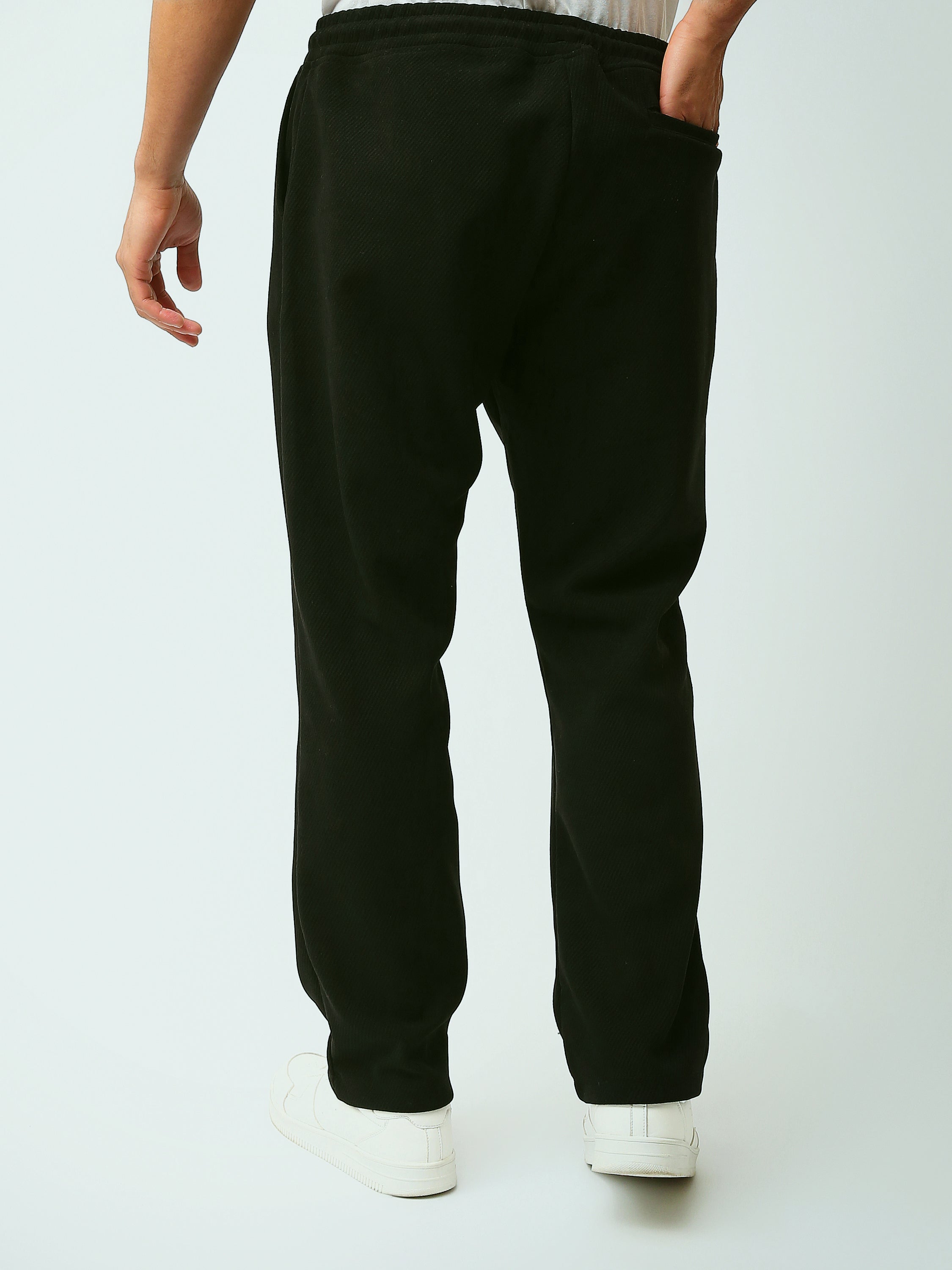 Pantalon Jogger Homme Coupe Droite à Cordon – Style Casual - SWP26WCES24634TM1