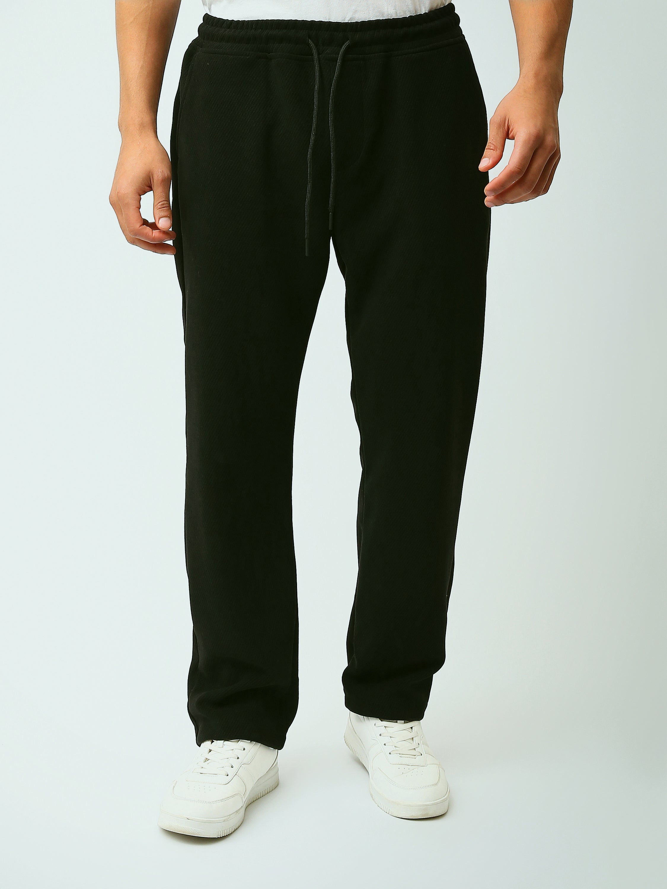Pantalon Jogger Homme Coupe Droite à Cordon – Style Casual - SWP26WCES24634TM1