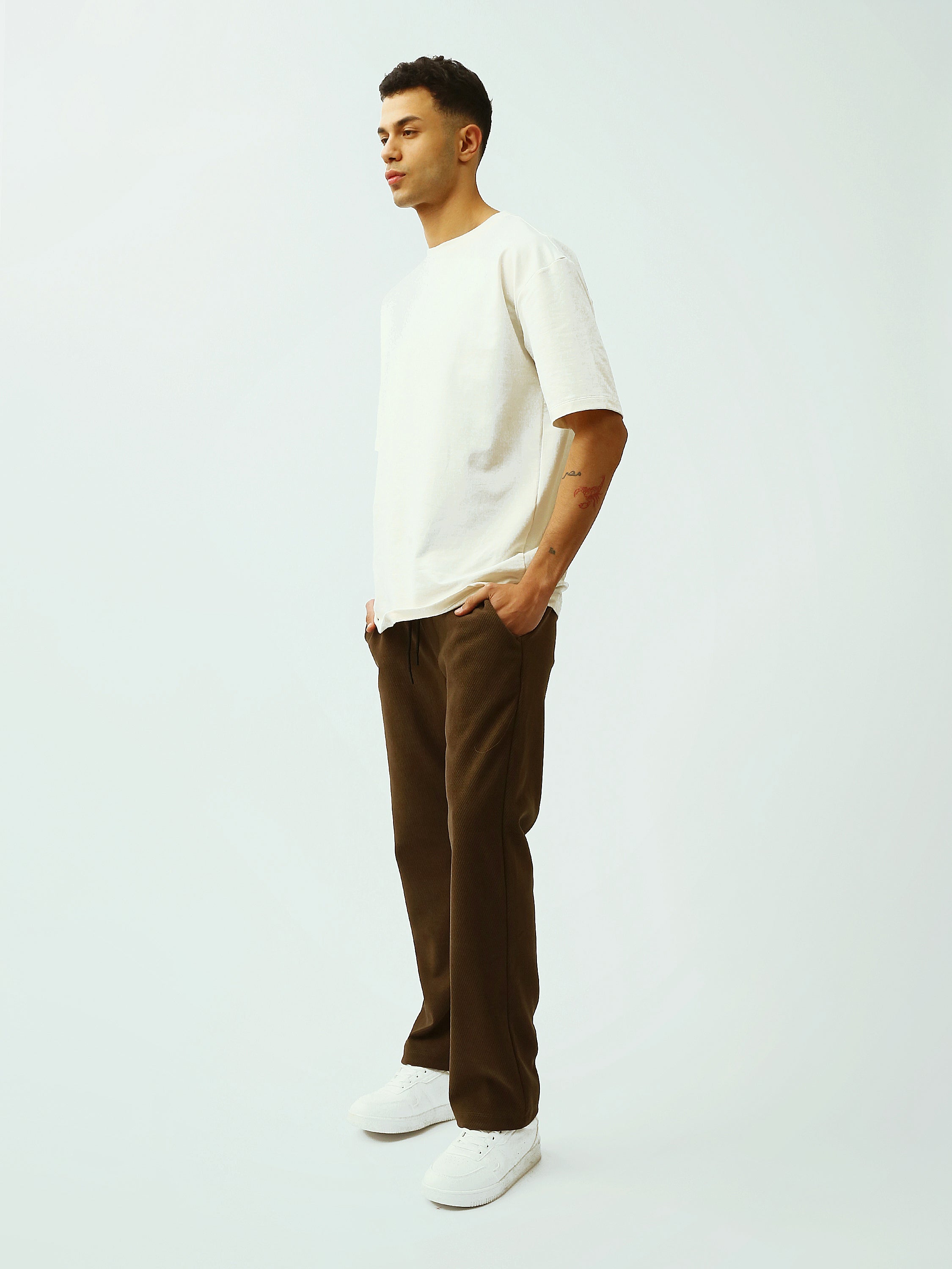 Pantalon Jogger Homme Coupe Droite à Cordon – Style Casual - SWP26WCES24634TM1