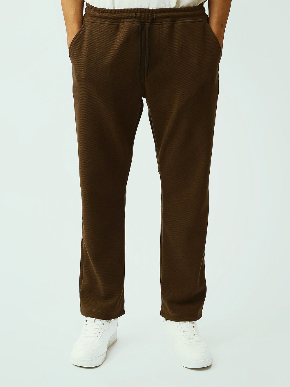 Pantalon Jogger Homme Coupe Droite à Cordon – Style Casual - SWP26WCES24634TM1