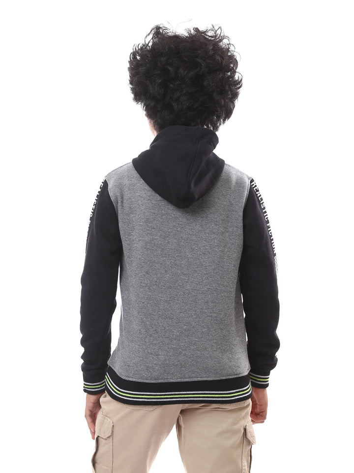 Sweatshirt à Capuche Enfant – Style Moderne et Confortable - SWS23WCOT31435TB1