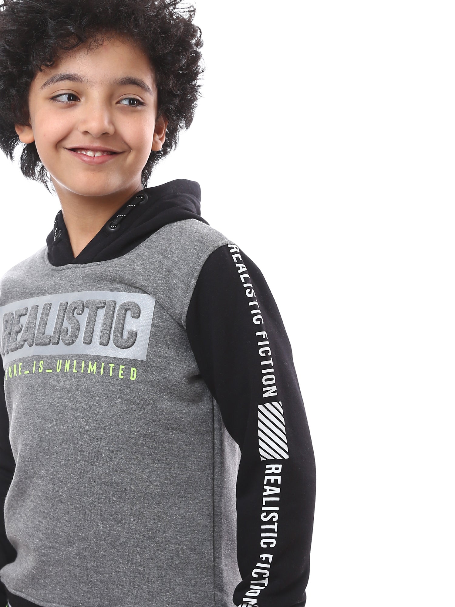 Sweatshirt à Capuche Enfant – Style Moderne et Confortable - SWS23WCOT31435TB1