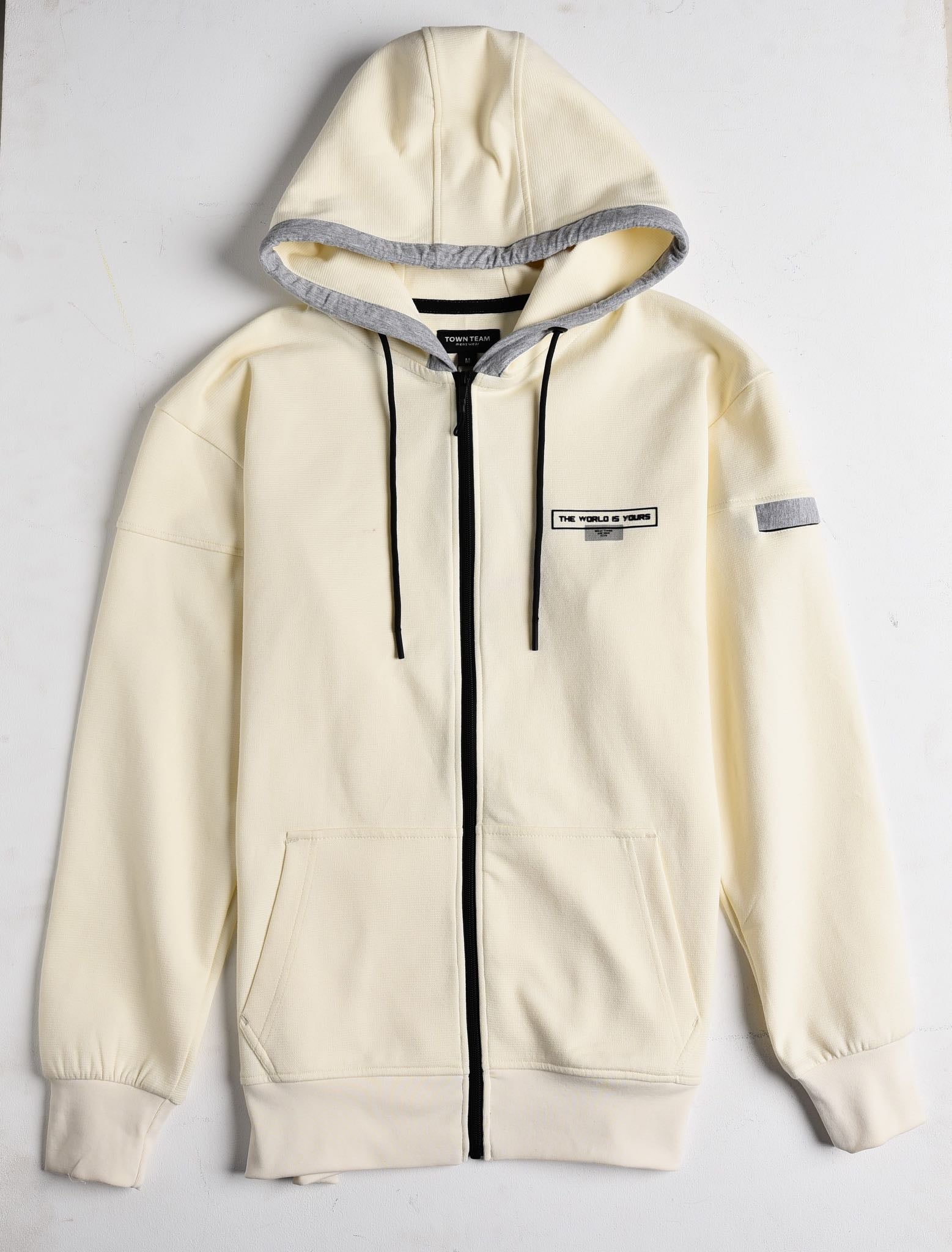 Sweat-shirt Homme à Zip Complet avec Capuche - Confortable et Moderne pour un Look Quotidien - SWS24WHPL26067TM1