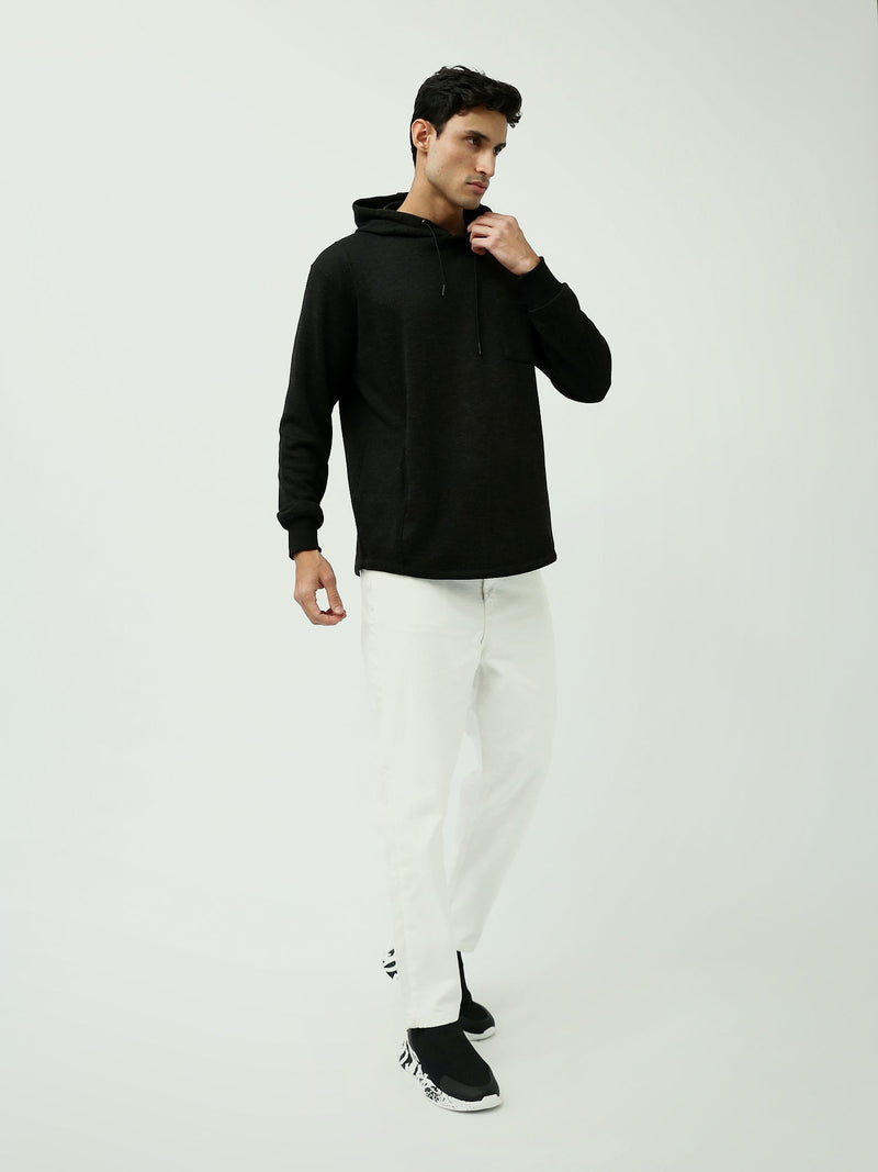 Sweat à Capuche Homme Oversize avec Poche Poitrine - SWS24WHPS26026TM1