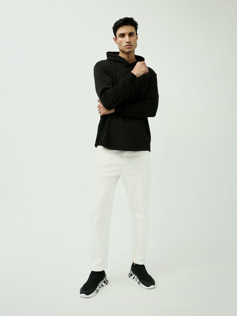 Sweat à Capuche Homme Oversize avec Poche Poitrine - SWS24WHPS26026TM1